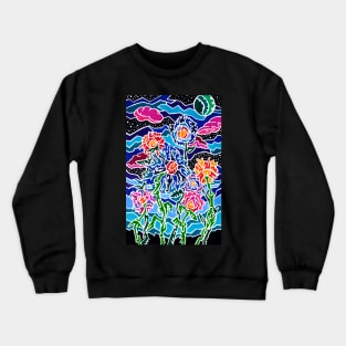 Zoe's Flowers Crewneck Sweatshirt